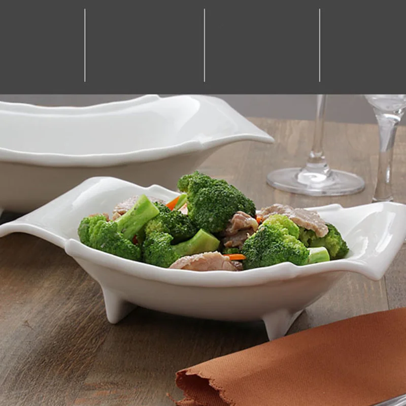 

Креативная посуда в скандинавском стиле, керамическая миска, тарелка для супа, тарелка особой формы для фруктового салата
