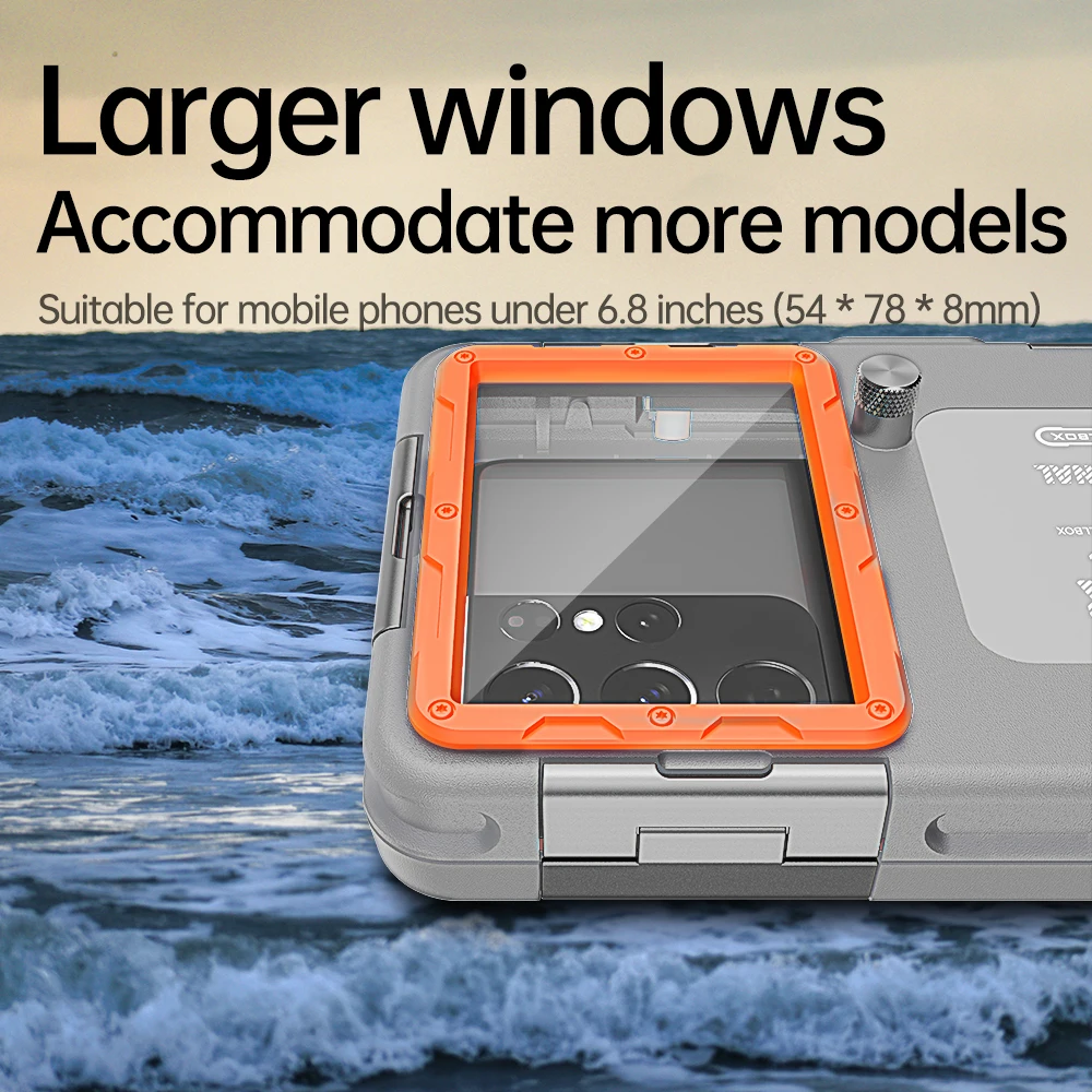 Universal Professional Waterproof Case For iPhone 14 13 12 Pro Max Diving 15M Depth Case For Samsung S23 Ultra Moto Sony OPPO