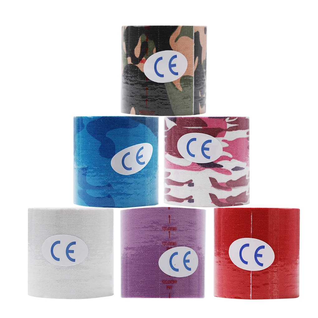 

Muscle Tape Elastic Cotton Sports Bandage Portable Self Adhesive Support Tape White 7 5cm x 5m