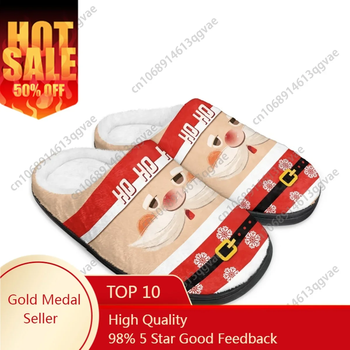 Новое поступление сонный Санта-Синий Снеговик шарф домашние хлопковые тапочки