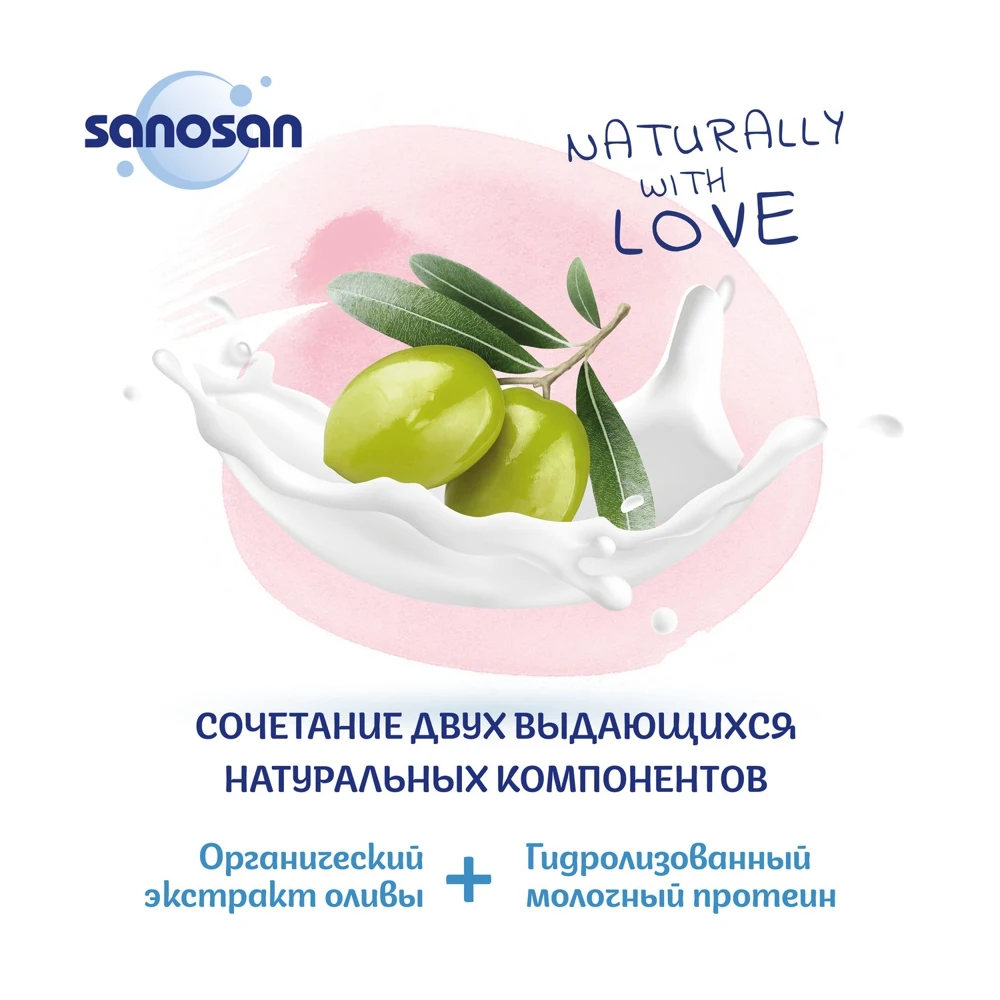 Санозан увлажняющее молочко с пантенолом 500 мл Уход за кожей мамы, детей и младенцев - лосьоны и кремы.