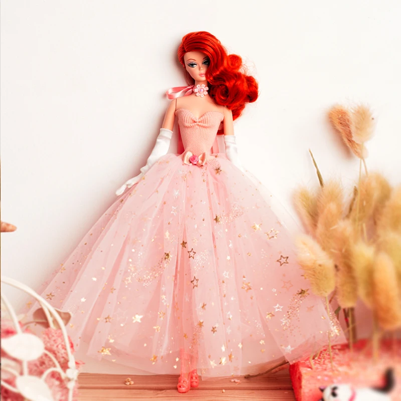 For Barbie Doll Outfits For Barbie Dress Gown Vestido 11.5" 