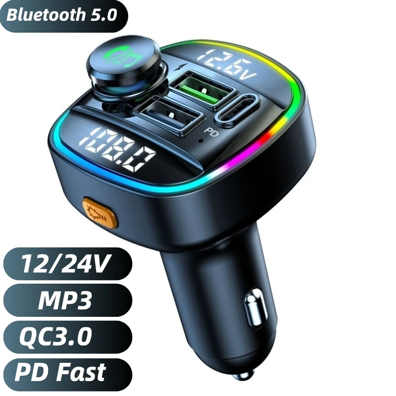 

Автомобильное зарядное устройство с функцией Bluetooth, MP3, USB