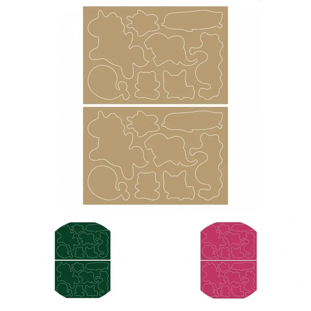 

Unique Patch Sticker Lightweight Polyester Patch Applique Decor Applique Sticker 2 Sheets