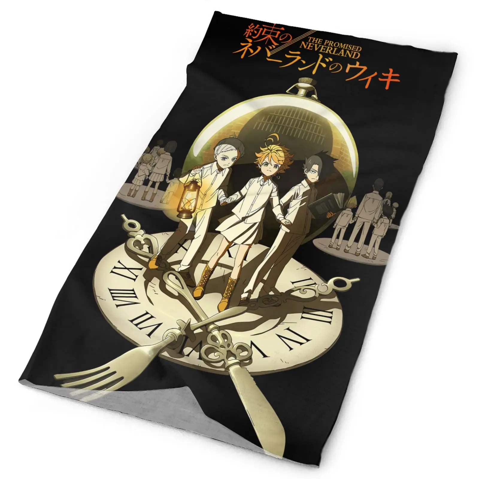 

Манга Neverland V1 Kaiu Shicai обещанная Мужская бандана Мультикам маска для лица Снуд шарф маска для лица каффи шарфы для сноуборда бандана