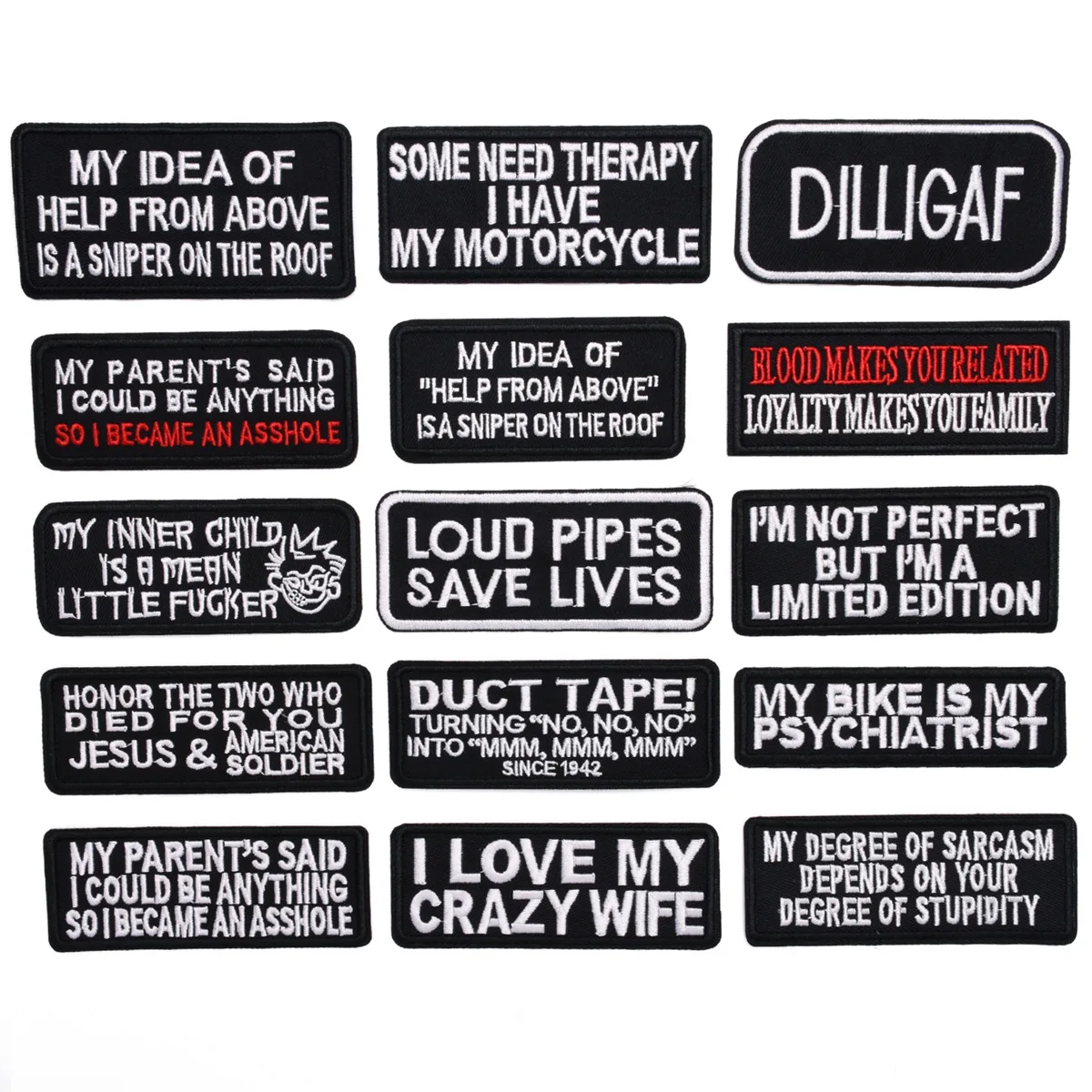 

Black White Letter Embroidered Patches On Clothes Iron On Patches For Clothing DIY Letter Flower Patch Badge Stickers