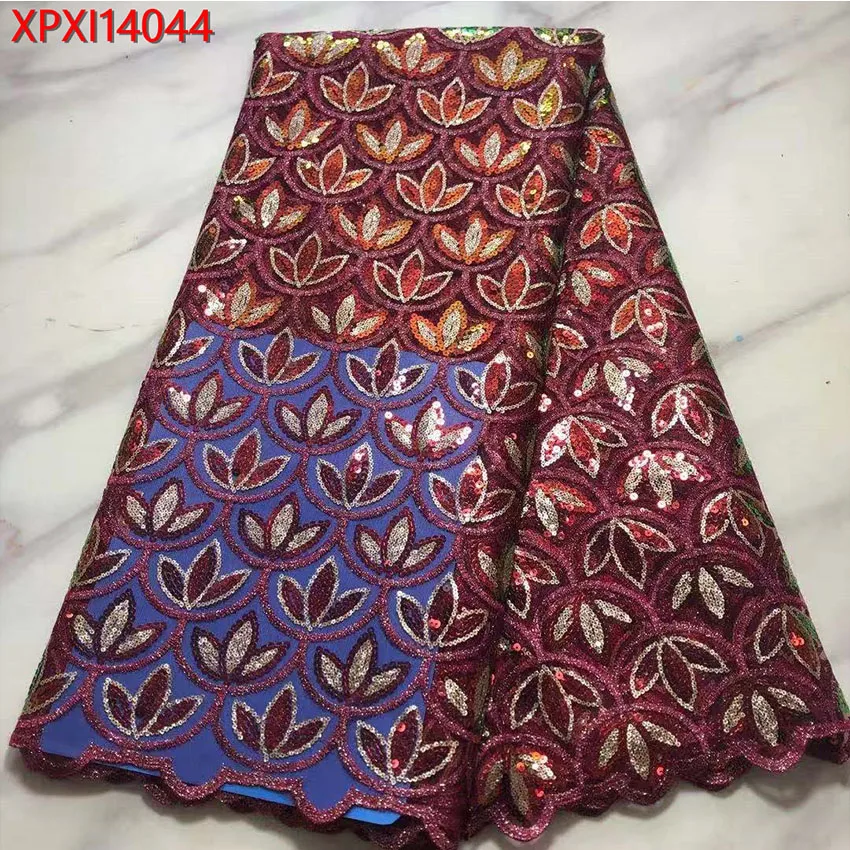 Большая Акция Африканский нигерийский Красивый Тюль сетка перфорированные