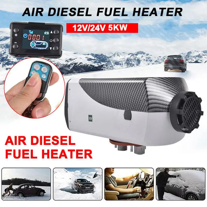 

5KW Car Heater 12V Air Diesel Heater For Bus Auto Boats Yacht Motorhome Trailer Trucks RV 5000W Air Diesel Parking Car Heater