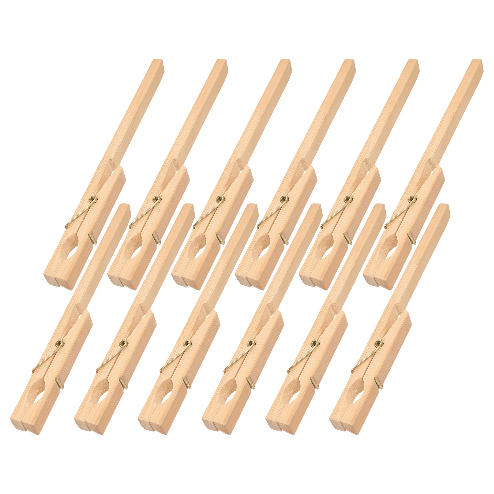 

12 Pcs Wood Tools Securing Clip Fixed Test Tube Clamp Labs Fixing Clamps Wooden Clips Laboratory