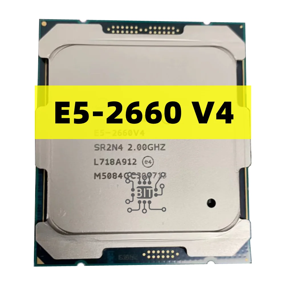 Shippping E52660v4 e5 2660v4 2.0ghz 14-núcleos Xeon 35mb Smartcache e5 2660 v4 Fclga20113 105w E5-2660 v4