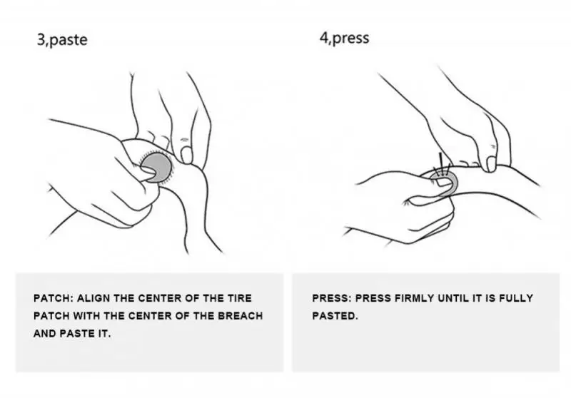 Патч для ремонта велосипедных шин клейкий клей быстрый ремонт защитный патч