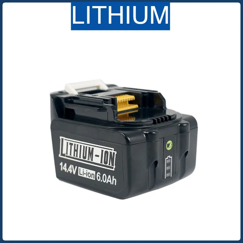 Для Makita 14 4 В 6000 мАч 5000 сменная литий-ионная аккумуляторная батарея BL1415 BL1430 BL1440