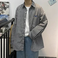 plaid shirts for men 2022 blouses mens designer clothes summer anime korean clothes festival flannel manga jackets streetwear