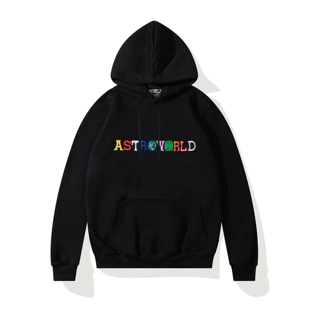 

ASTROWORLD WISH YOU WERE HERE HOODIES Letter Embroidered ASTROWORLD HOODIE Streetwear Man Woman Pullover Sweatshir