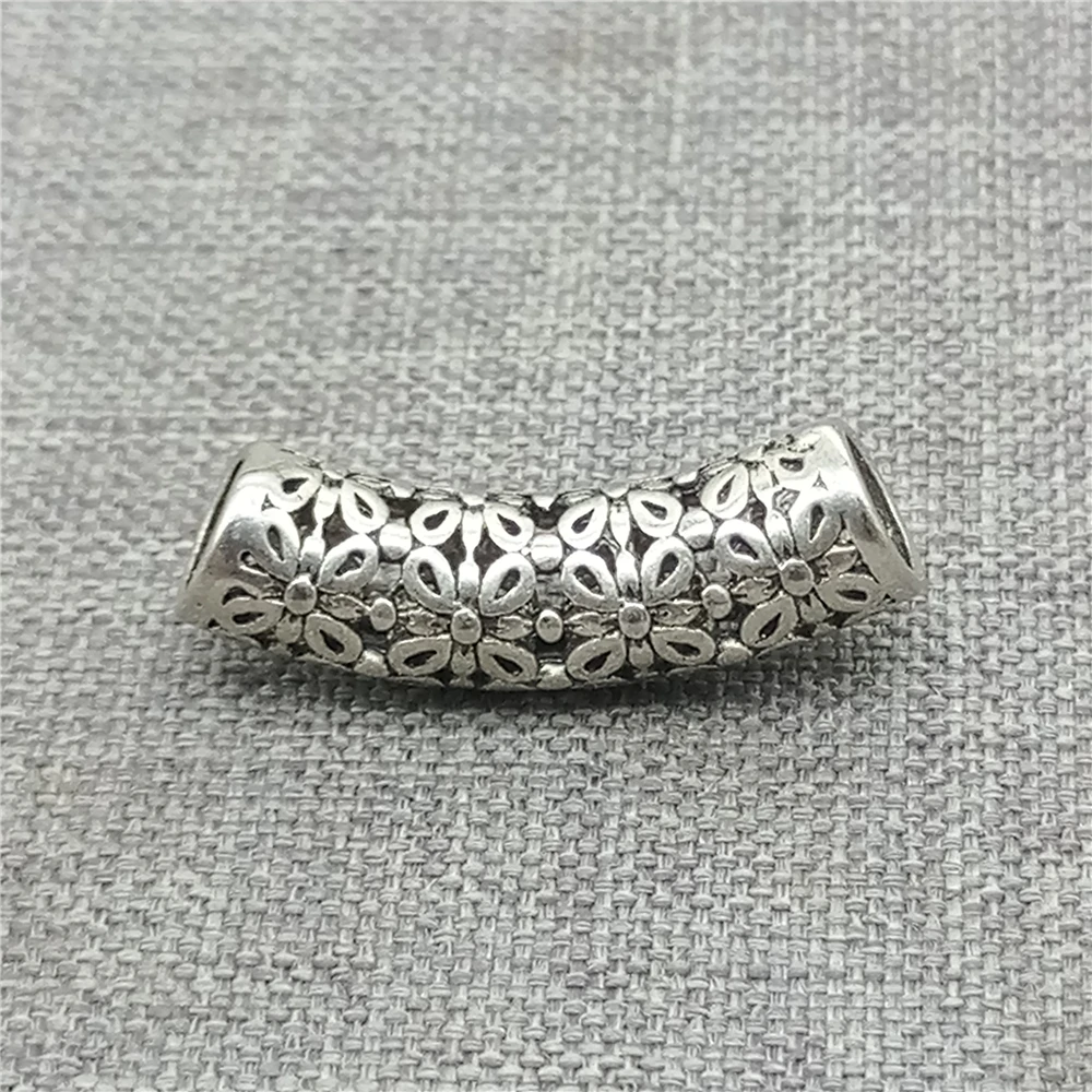 

Бусины из стерлингового серебра 925 пробы с изгибом бабочки для браслетов и ожерелий, 5 шт.