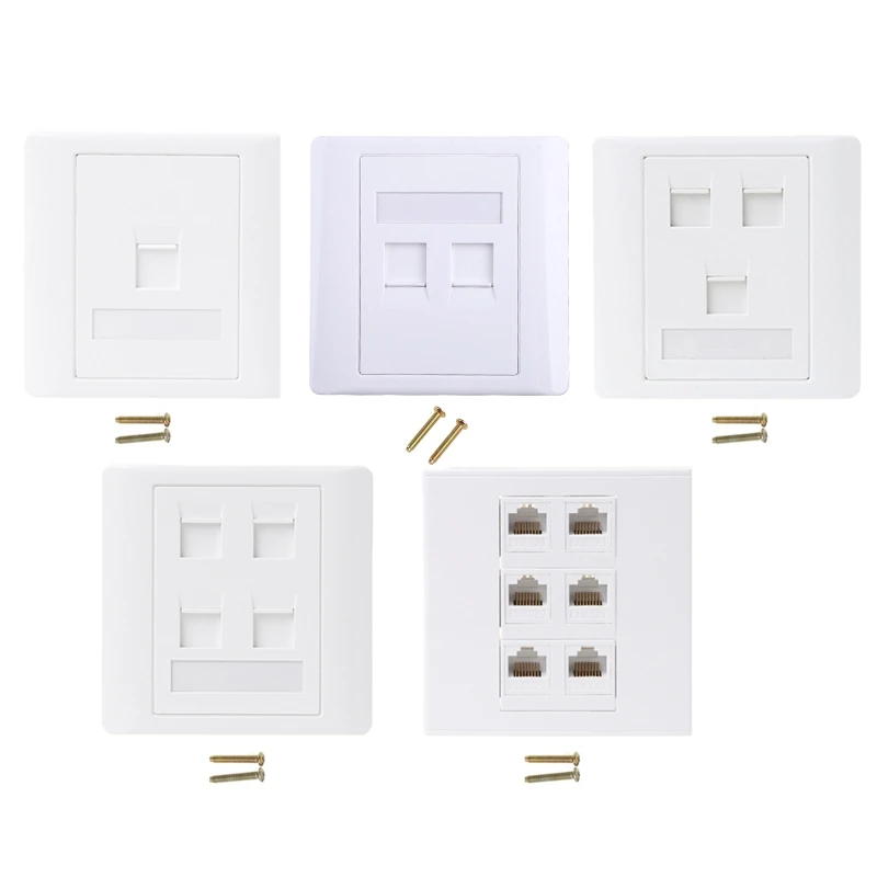 

86 Type Computer Socket Panel CAT5E Module RJ45 Cable Outlet