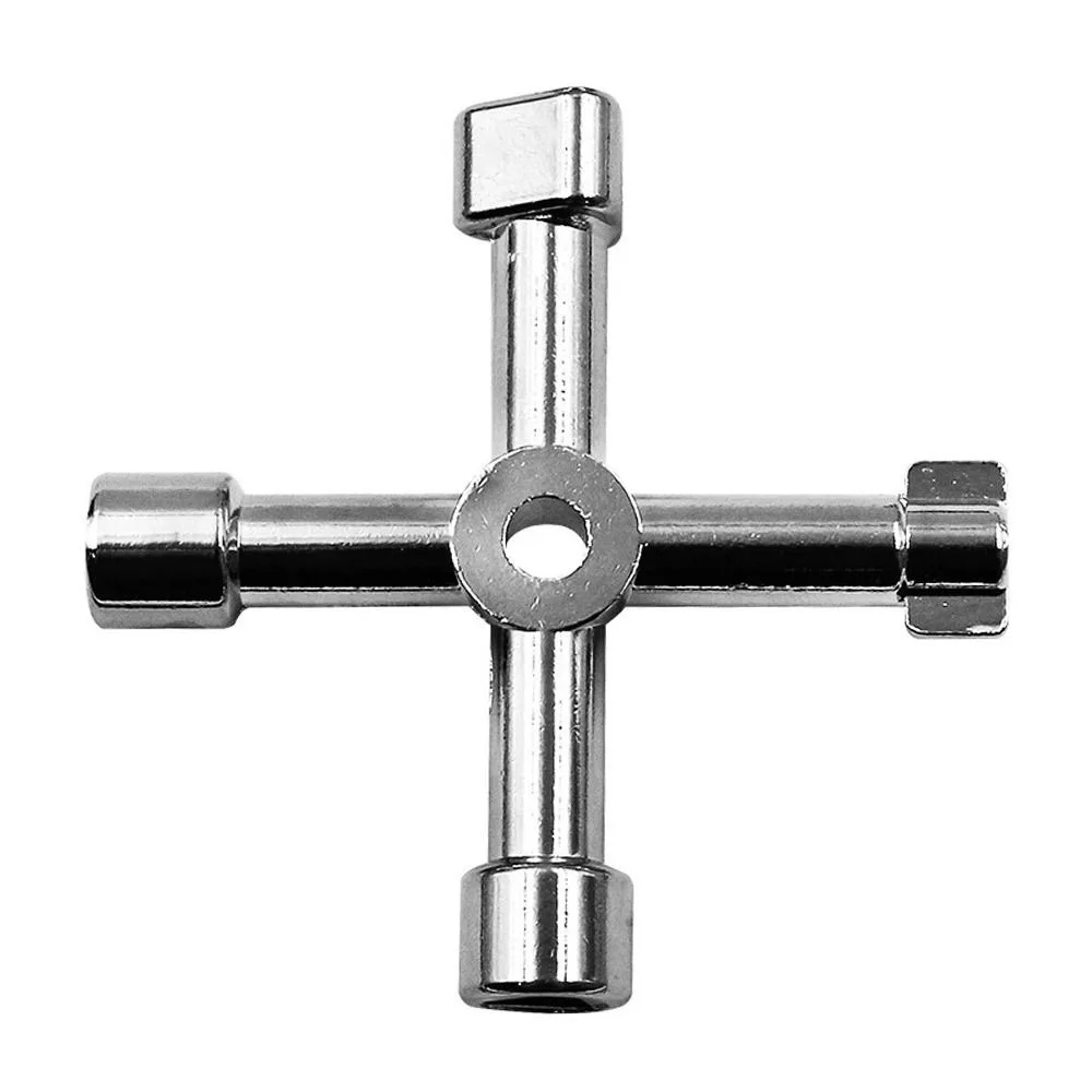 

Новый ключ с 4 каналами, внутренний треугольный ручной инструмент, крестовой треугольный ключ для ремонта, многофункциональный гаечный ключ из сплава для дома