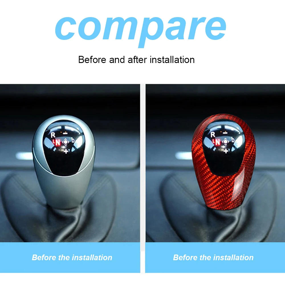 Рычаг переключения передач из углеродного волокна для BMW F10 M2 F87 M3 F80 M4 F82 F83 M5 X5M F85 X6M