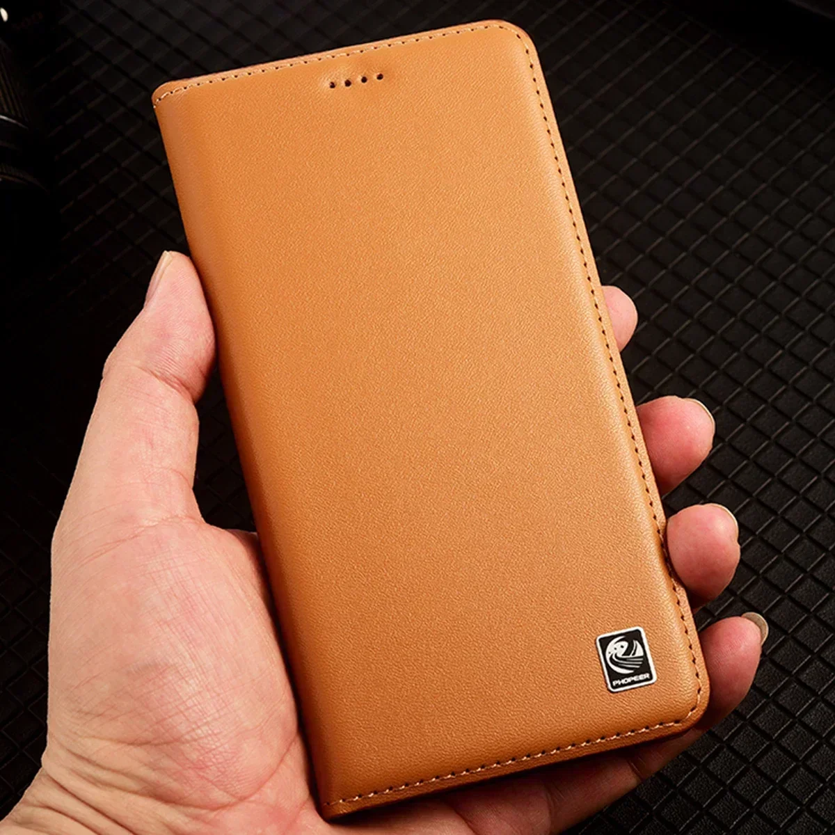 Чехол-книжка Nappa из натуральной кожи с магнитной застежкой для Oukitel C22 C31 C32 C33 C35 C36