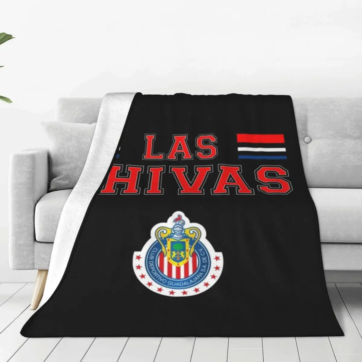 

Фланелевое Одеяло Las Chivas De Гвадалахара, мягкое прочное покрывало для футбольного клуба, зимнее Походное забавное покрывало для гостиной