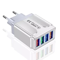 4usb mobile fast phone charger 3 1a multi port universal travel home euusuk plug wall charging head for tablet smart phone