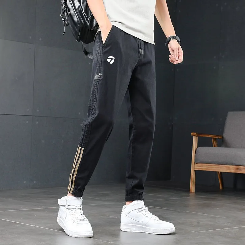 

Мужские штаны для гольфа, одежда для гольфа, мужские спортивные штаны, одежда для гольфа, Мужская эластичная одежда для гольфа с поясом на 2022...