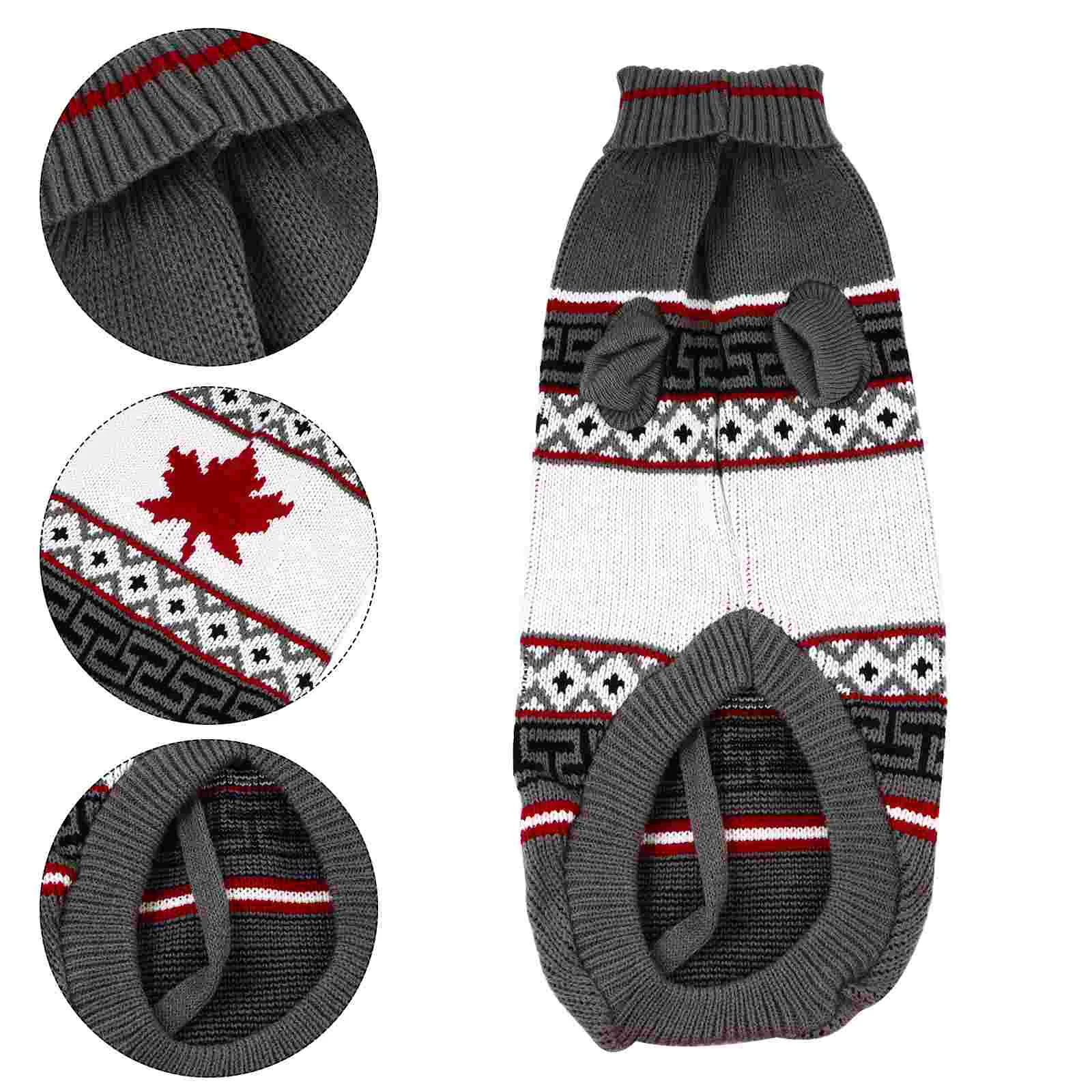 

Christmas Sweater Clothes Holiday Warm Festival Costume Puppy Outfit