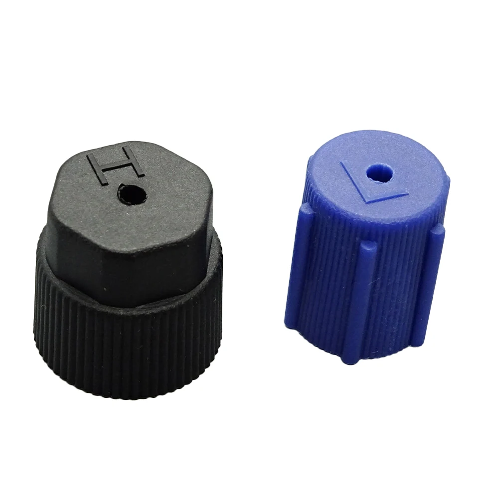 

Parts AC System Charging Port Covers Accessories Air Conditioning Cap Car Connection Fittings For High Pressure