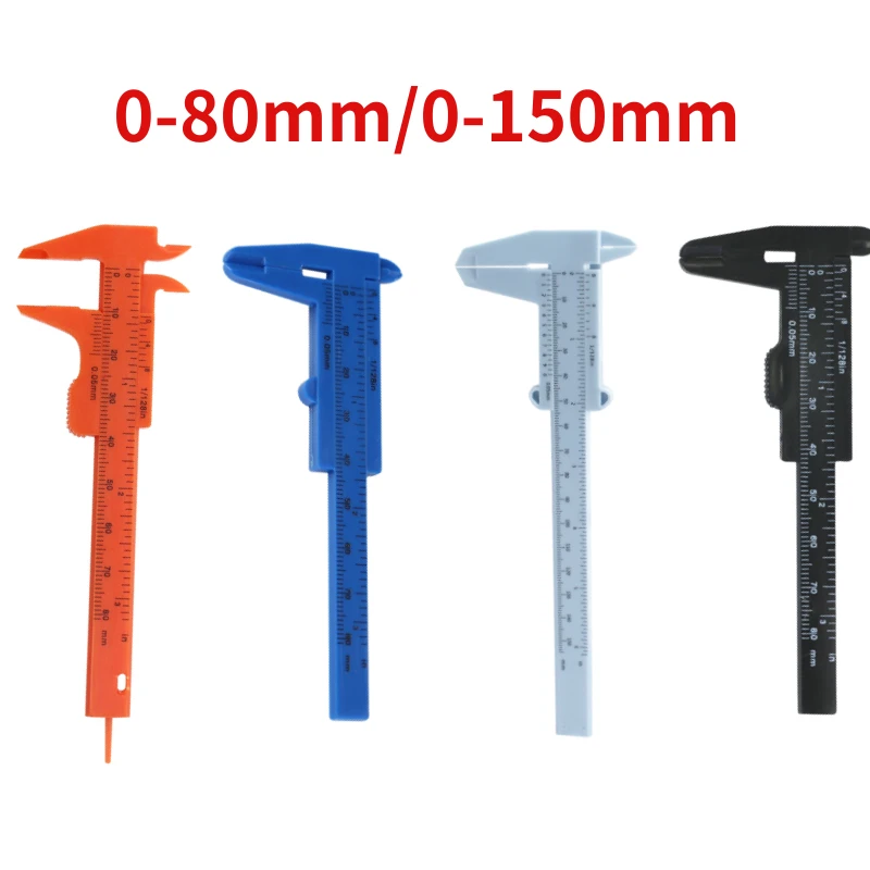 

1pcs DIY Measure Tool Woodworking Metalworking Plumbing Model Making 80mm Vernier Caliper Aperture Depth Diameter Measure Tool