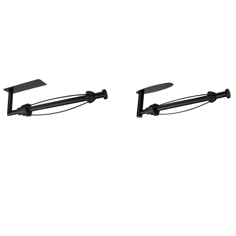 

Wall Shelf With Damping Effect Punch-Free Roll Paper Holder Kitchen Plastic Wrap Holder Square