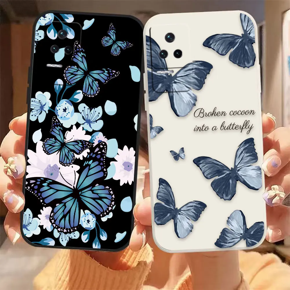 

Beautiful Purple Butterfly Phone Case For Redmi K60E K60 K50 K40S K40 K30 K20 12C 10C 9A 9 8A 8 10X 10A 10 Pro 4G 5G Gaming Case