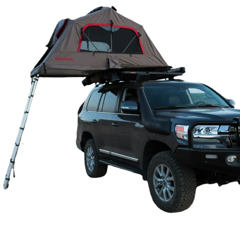 outdoor camping roof tent SUV off-road pickup truck vehicle self driving travel folding windproof and rainproof