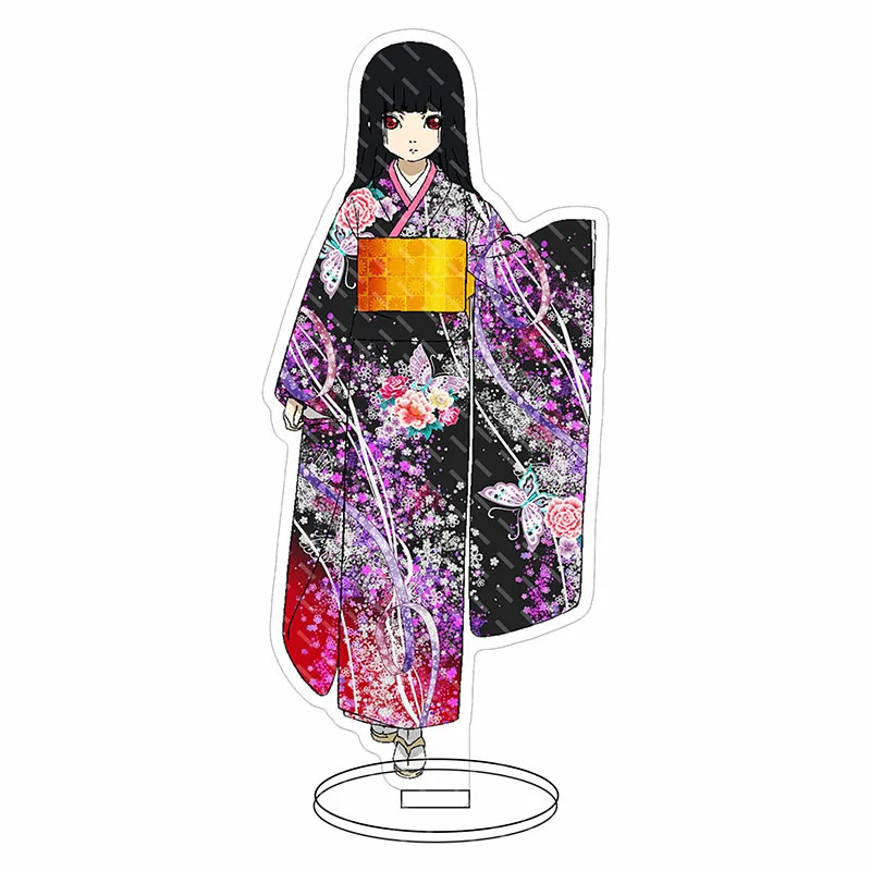 

Аниме-фигурка Jigoku Shoujo, Enma Ai Ichimoku Ren Hone Onna акриловая модель на подставке Plate, коллекционные аксессуары, украшение для комнаты