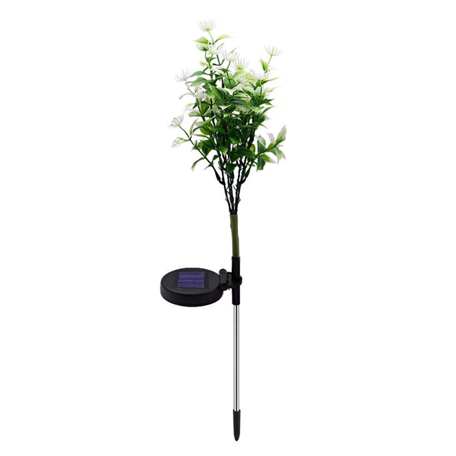 

20LED Outdoor Garden Energy Saving Lighting Ground Plug Pathway Park Lawn Home Patio Simulation Gypsophila Solar Flower Light