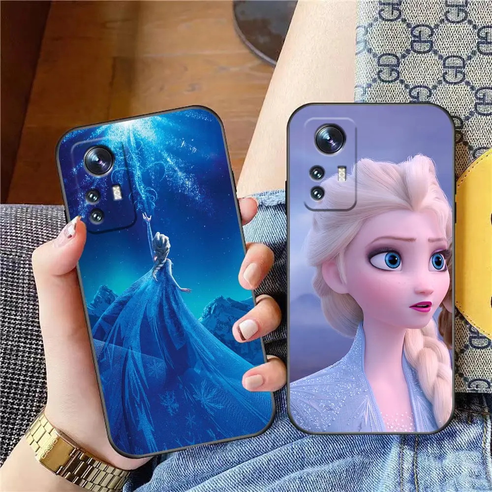 

Frozen Elsa And Anna Cover Phone Case For Xiaomi 11 11X 11T 12 12X Poco F1 X3 M3 F3 GT M4 X4 NFC Pro Lite 5G NE TPU Carcasa Case