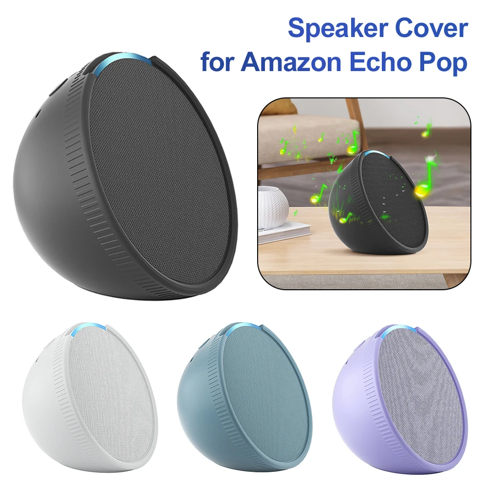 For Amazon Echo POP Silicone Speaker Protective Sleeve Water