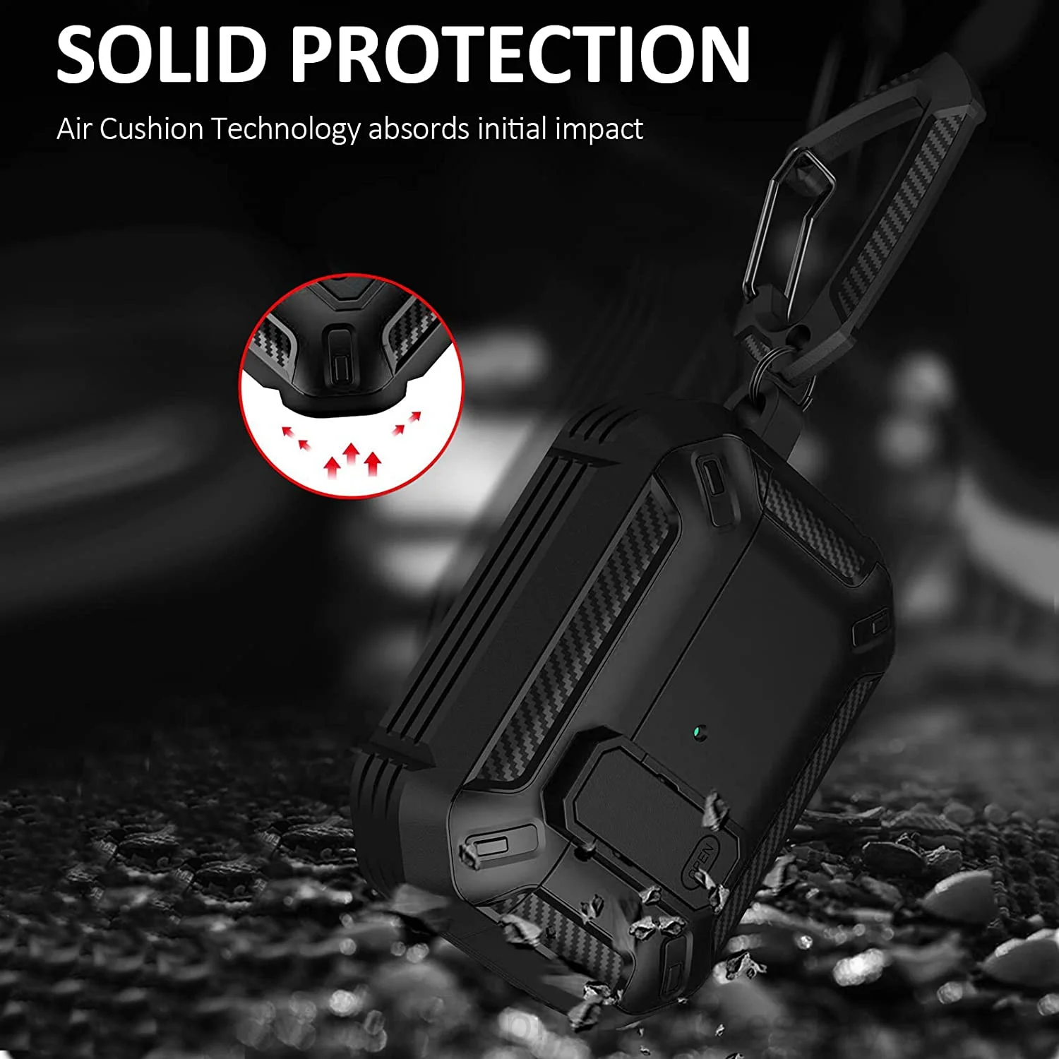 carbon fibre Switch Cover for Airpods Pro 2 headset Case Airpod 3 2021 Shockproof Cover For Man Case for Airpods Pro 1 2 3 Case images - 6