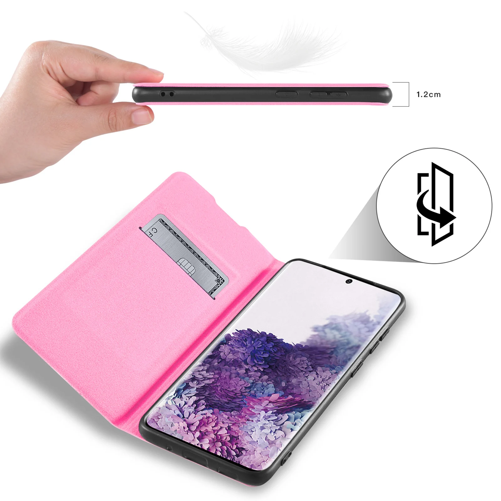 Фото Чехол-книжка для Samsung Galaxy J7, J5, J3 Pro, J2, J4, J6 Plus, J8, M10, M20, M30, M40, Grand Prime, кожаный №3