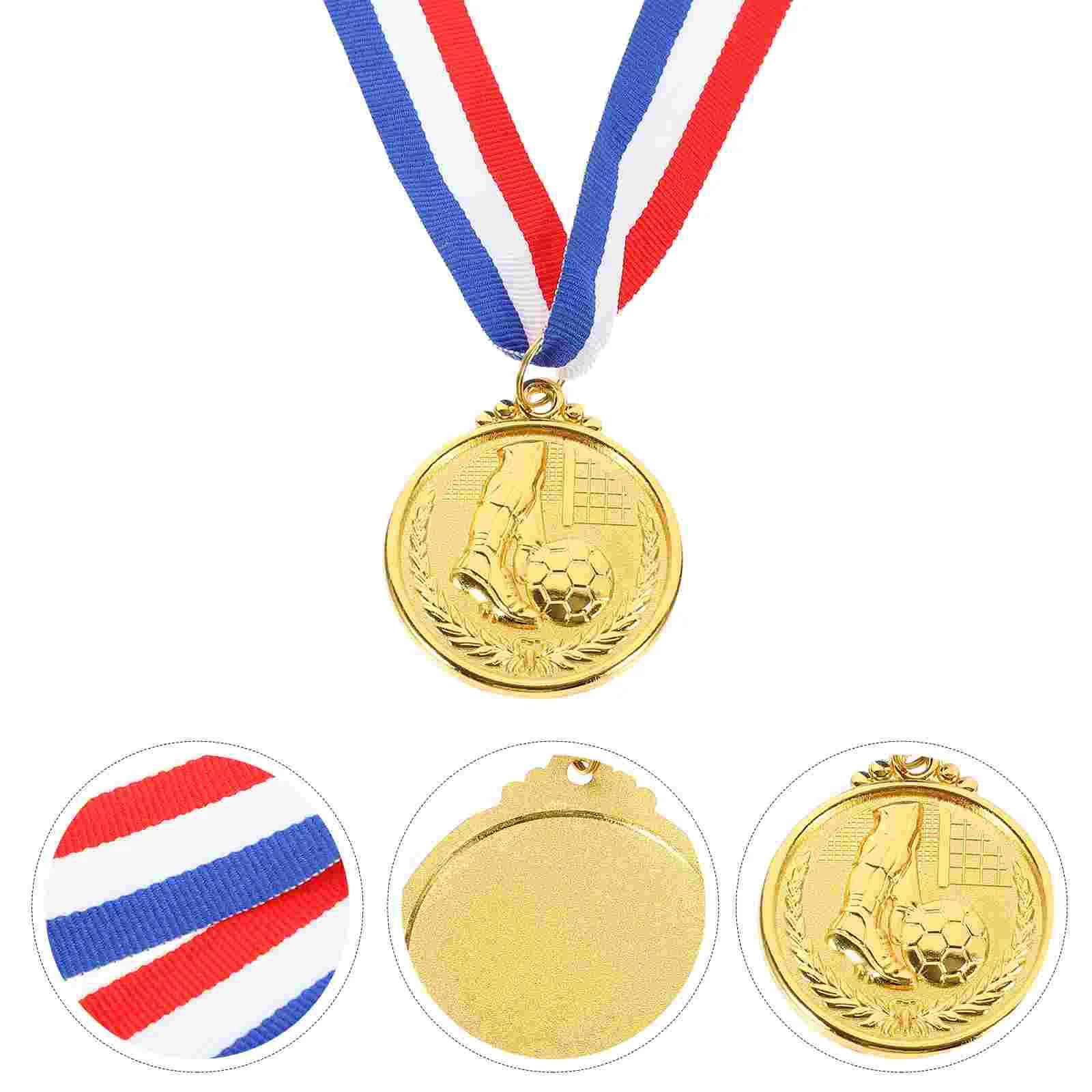 

12pcs Football Medals Football Match Decorative Medals Creative Football Game Medals