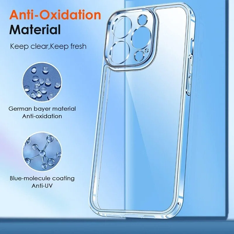 Прозрачный Силиконовый Мягкий Чехол Для iPhone 15/14/12/11/13 Pro Max 13 Mini X XS 8 7 14 Plus SE