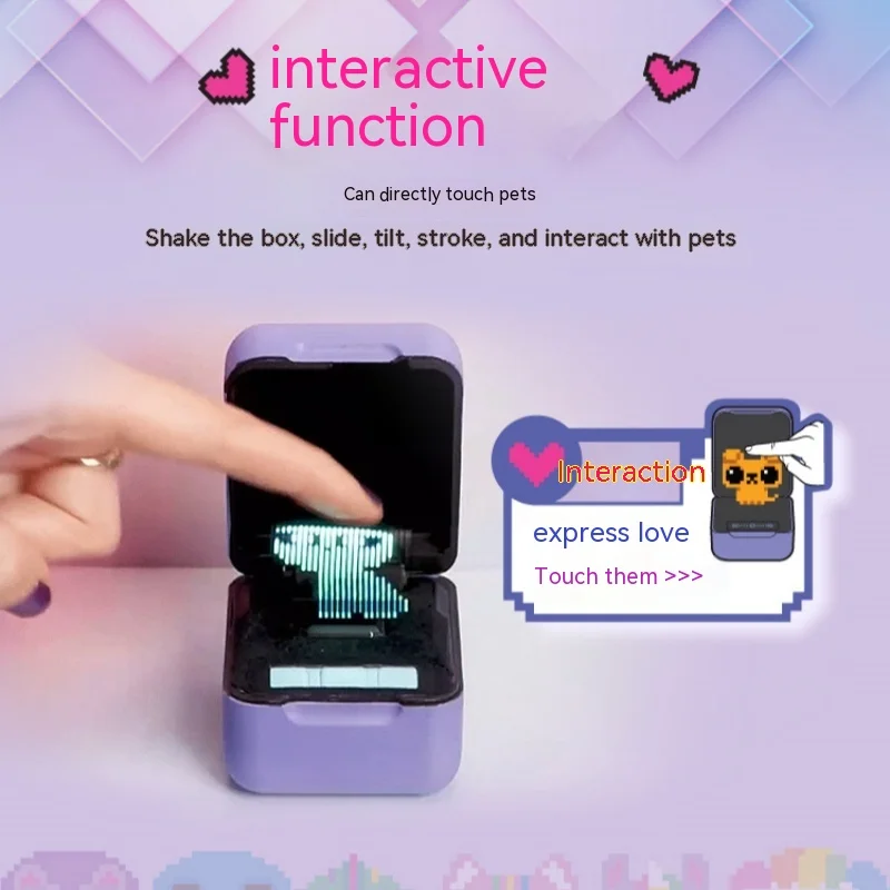 

Оригинальная интерактивная игрушка Bitzee, цифровые игрушки для домашних животных, электронные цифровые Домашние животные, виртуальные игры, умный тамагочи, подарок для детей
