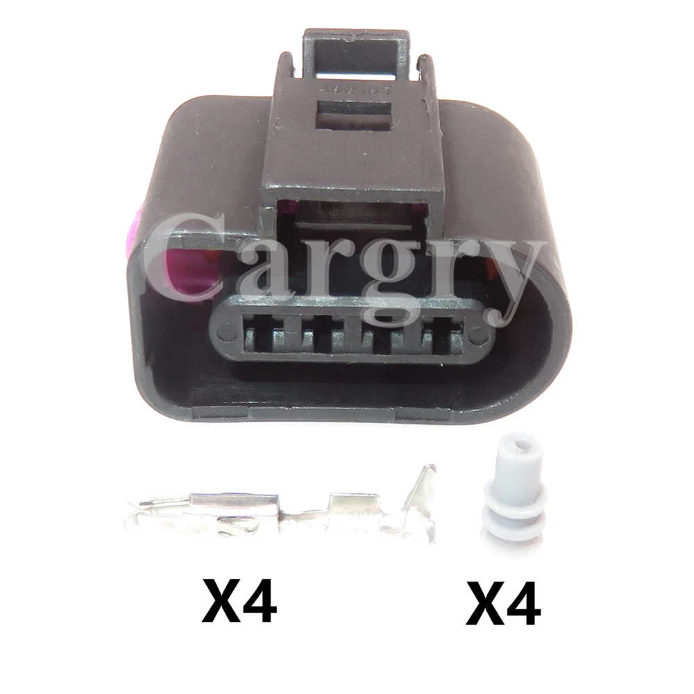 

1 комплект 4P 8K0973704 1J0973804 1J0973704 Автомобильный датчик кислорода с s-образной вилкой для VW Audi автомобильный Впускной датчик давления, проводная розетка