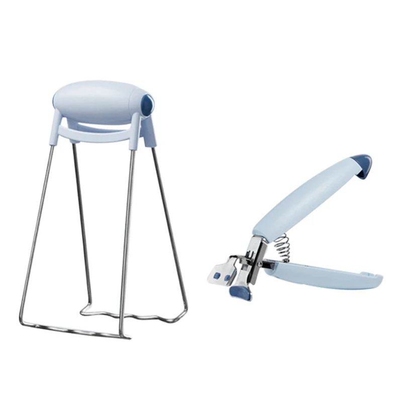 

2 Pcs Plate Gripper, Anti-Scalding Bowl Clamp, Stainless Steel Hot Bowl Dish Pan Clip, Kitchen Plate Tongs For Kitchen