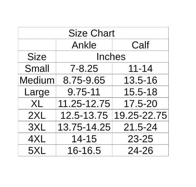 Large Size Vein Varicose Socks Medical Secondary Pressure Leg Socks 5XL 6XL Plus Size Medical Compression Sock Nurse Doctor