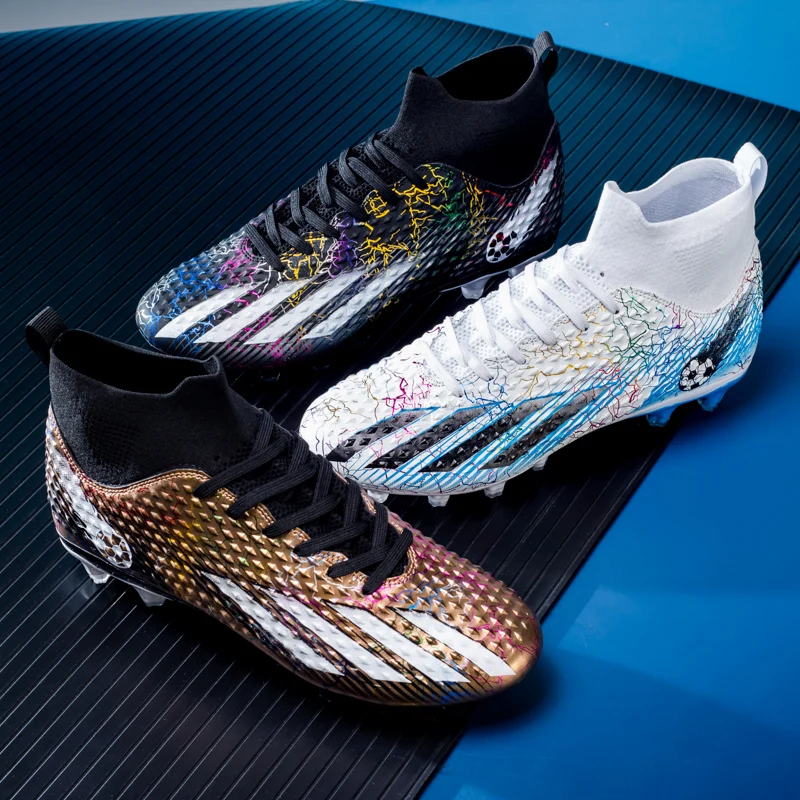 Men's football shoes High ankle football shoes Training football shoes Five person football shoes Children's football shoes