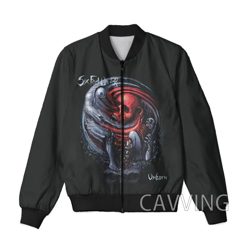 Новая модная женская/мужская куртка-бомбер с 3D принтом на молнии шести футов