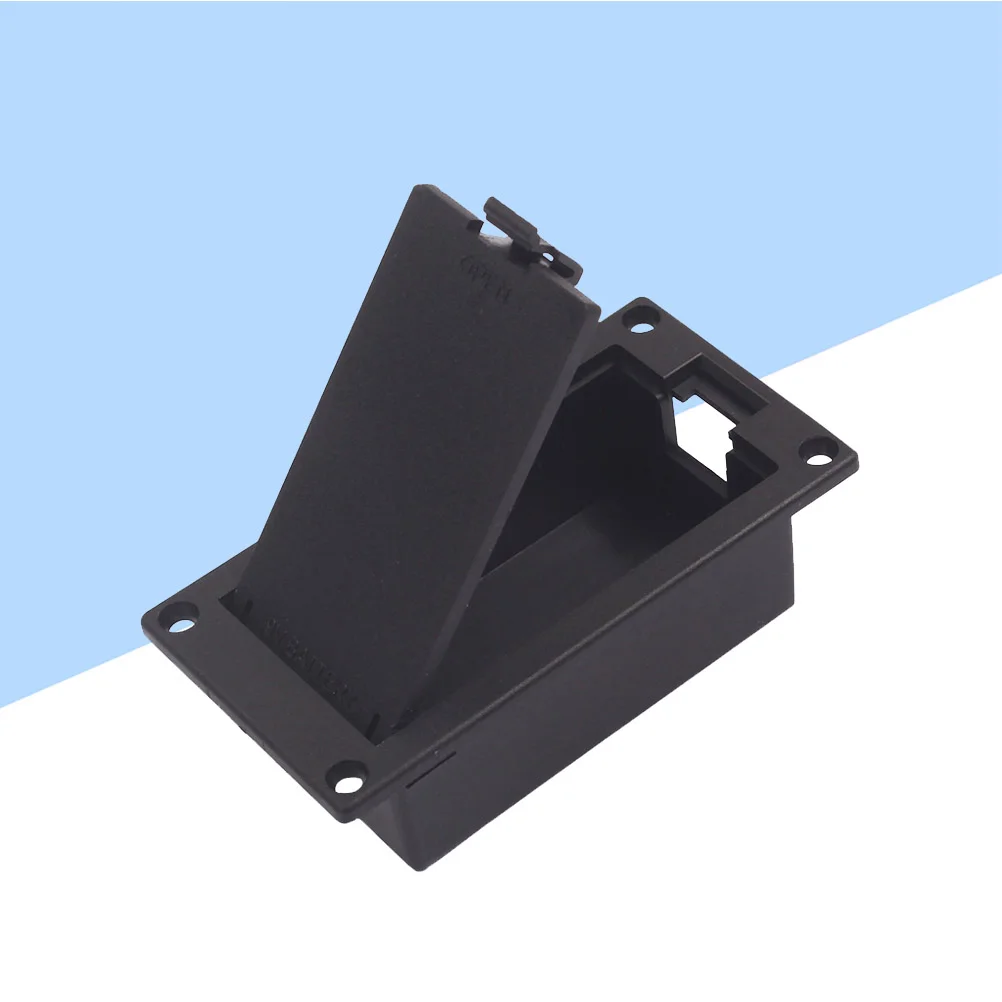 

Guitar Holder Case Compartment Holder for Bass Guitar Replacement Part for Electronic Acoustic Guitar Bass 9V Black