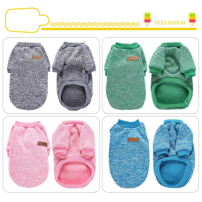 Зимняя одежда для собак маленьких теплый жилет Толстовка французского бульдога
