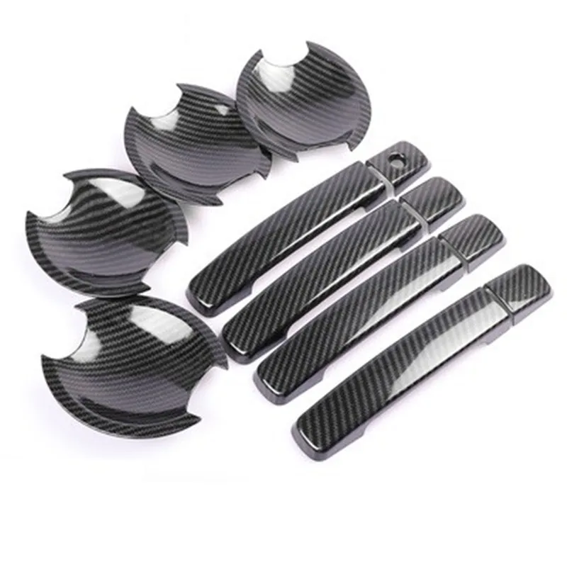 

Car Styling ABS Carbon fiber pattern Door Handle Cover Door Handle Bowl Trim For Nissan Qashqai J10 2007 -2015