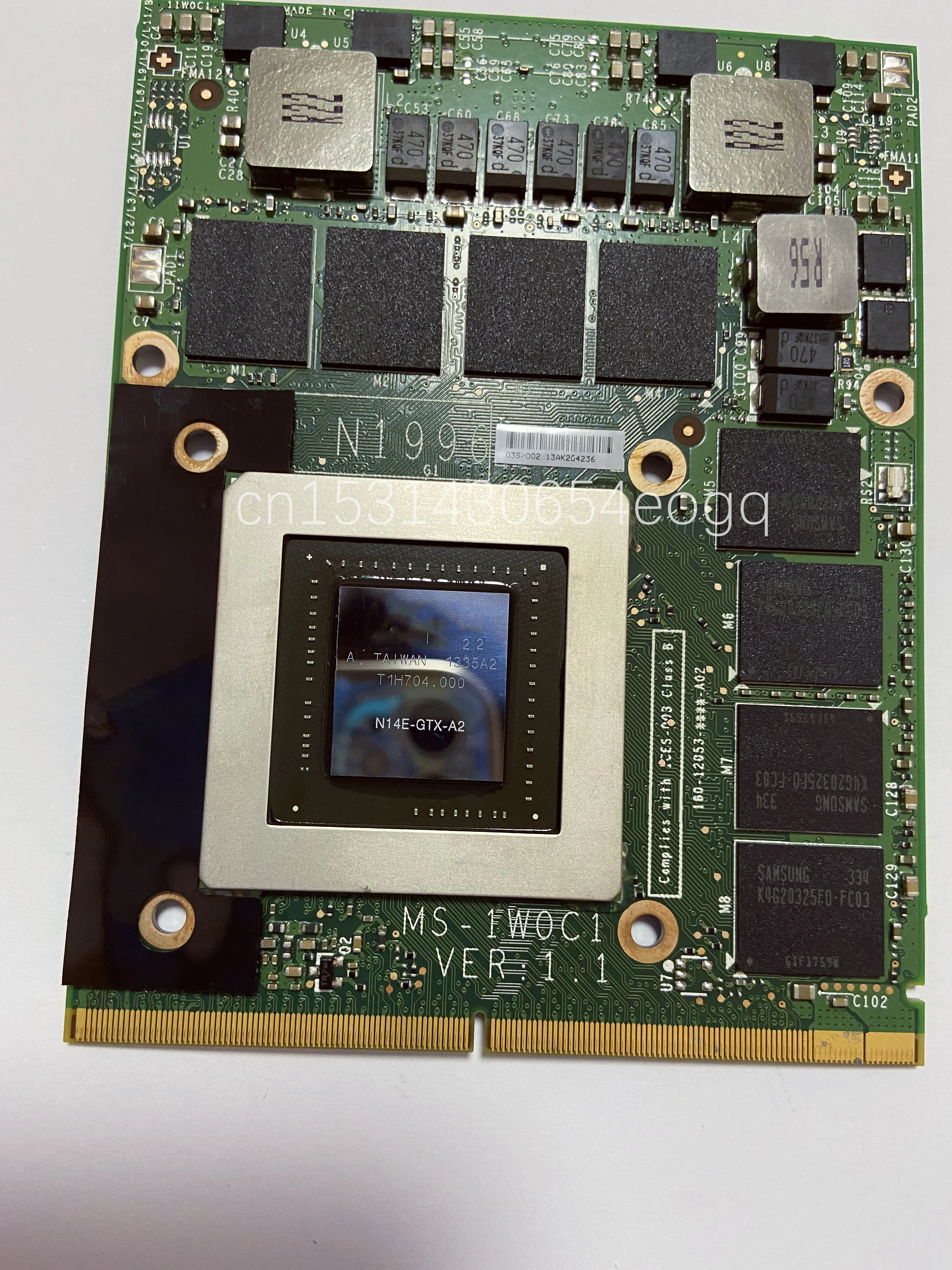 Совершенно новая GTX780M Φ 4GB видеографическая карта для MSI GT60 GT70 N14E-GTX-A2 MS-1763 id: 1 |